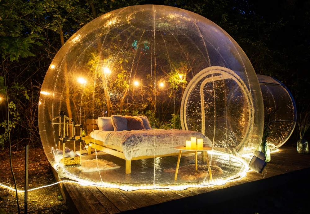 glamping bubble tent near me