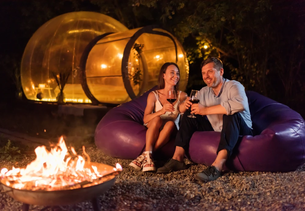 glamping bubble tent near me